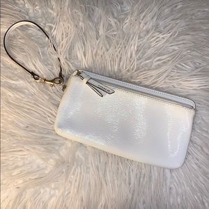 Coach leather wristlet